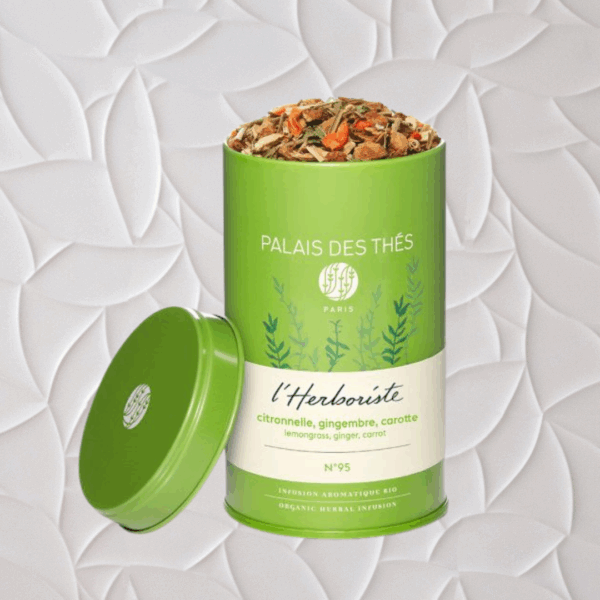 Herboriste 95 Bio - Citronnelle, gingembre, carotte - Palais des Thés