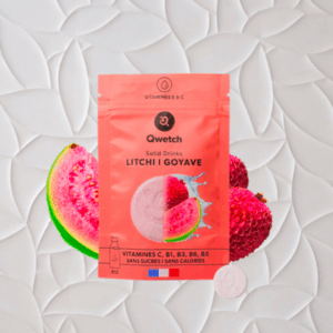Pastilles Solid Drinks Bio- LItchi Goyave -Qwetch