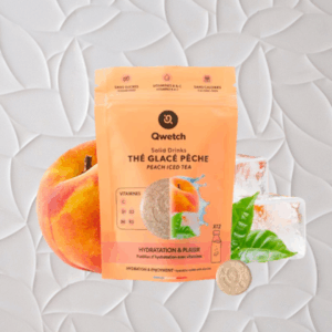 Pastilles Solid Drinks Bio- Thé Glacé Pêche -Qwetch